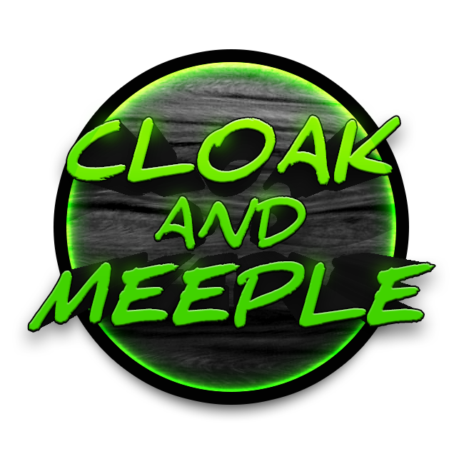 Cloak and Meeple Logo